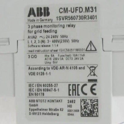 ABB CM-UFD.M31 3~Phase Monitoring Relay-3 Phase Monitoring Relay-Used Industrial Parts