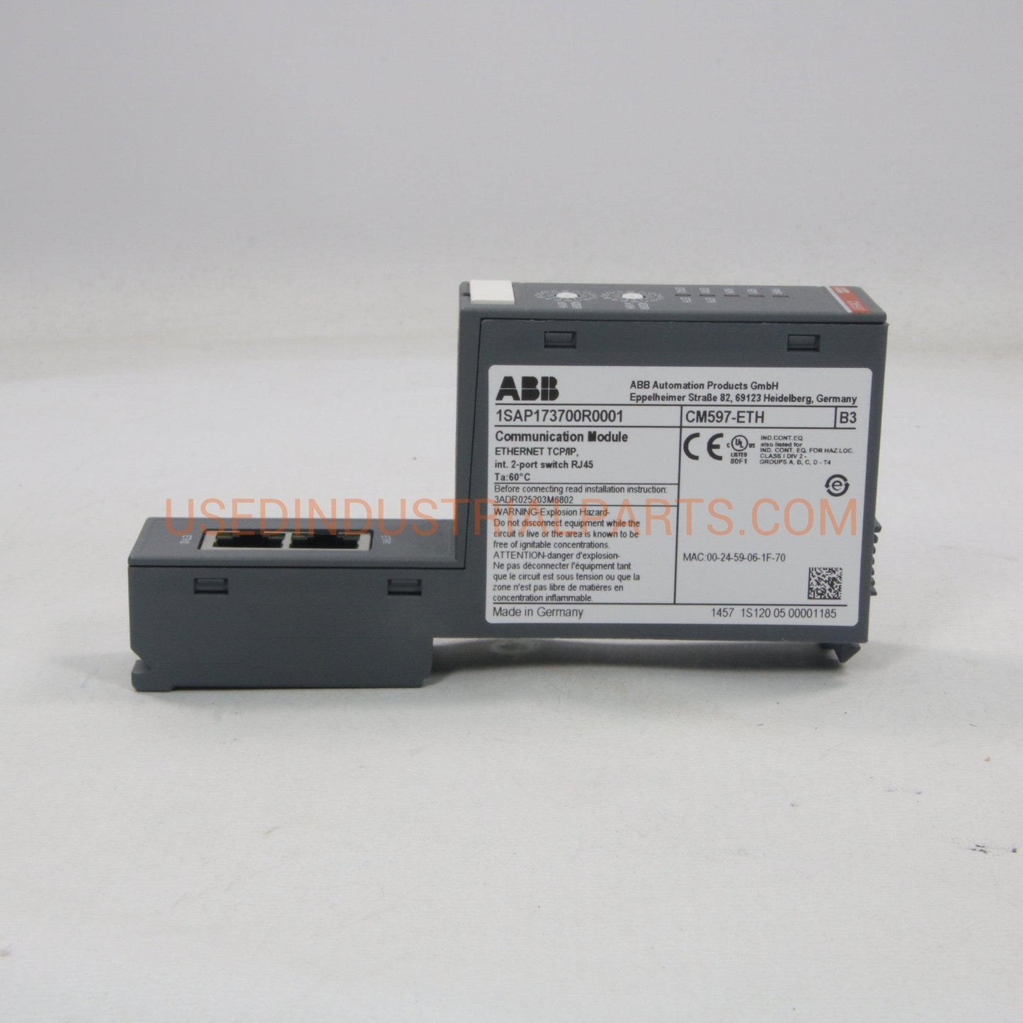 ABB CM597-ETH Communication Module-Communication Module-AB-01-02-Used Industrial Parts