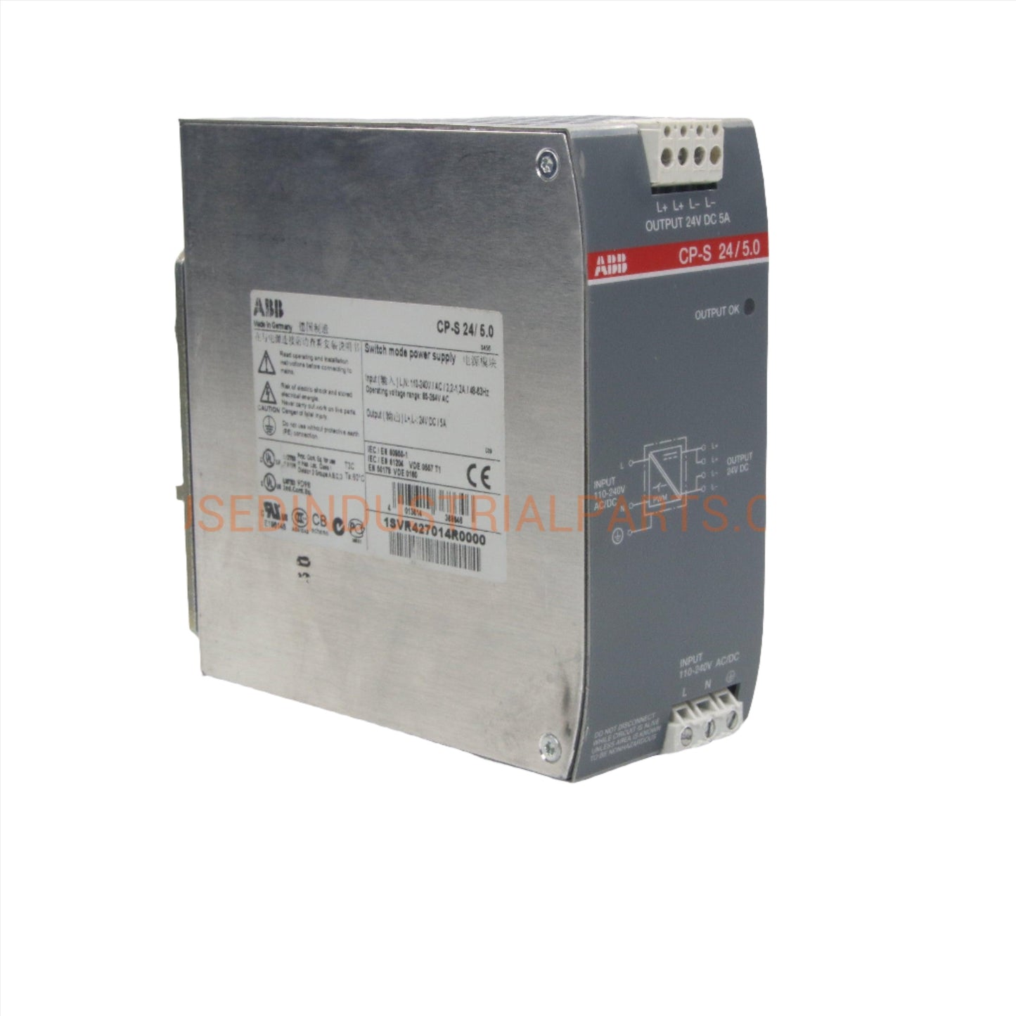 ABB CP-S 24/5.0 Switch Mode Power Supply-Switch Mode Power Supply-AB-03-04-Used Industrial Parts