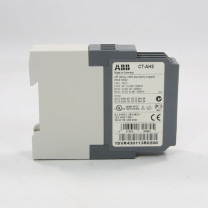 ABB CT AHS Time Delay Relay-Time Delay Relay-CA-04-05-05-Used Industrial Parts