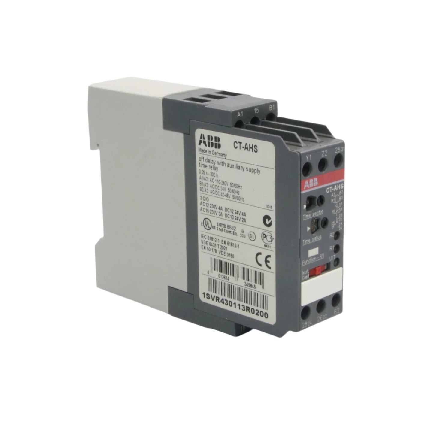 ABB CT AHS Time Delay Relay-Time Delay Relay-Used Industrial Parts