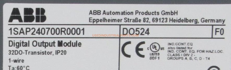 ABB DO524 Digital Output Module & Terminal Block-Digital Output Module-AE-01-06-04-Used Industrial Parts