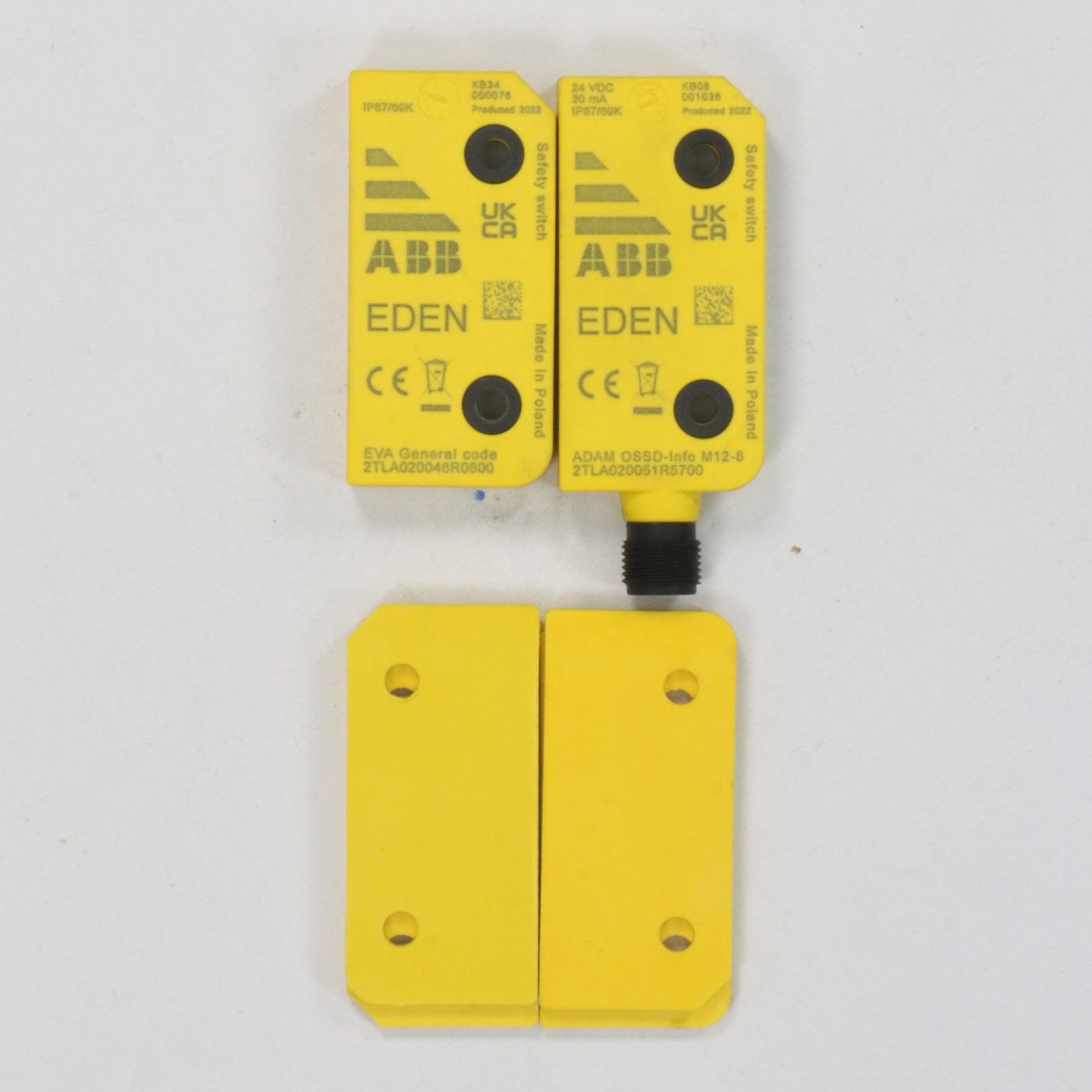 ABB EDEN Adam Eva Safety Sensors-Safety Sensor-Used Industrial Parts