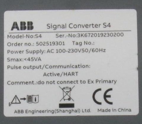 ABB FSM4000 S4 Electromagnetic Flow Meter Signal Converter-Signal Converter-Used Industrial Parts