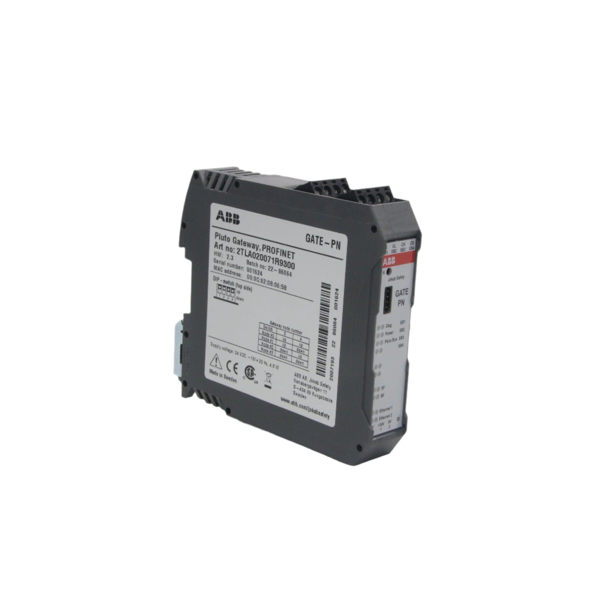 ABB Gate-PN Pluto Gateway Communication Module-Communication Module-AE-07-06-01-6152425971961-Used Industrial Parts