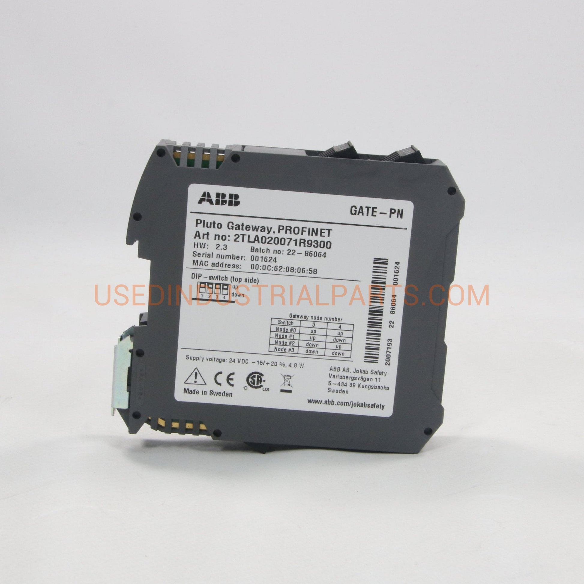 ABB Gate-PN Pluto Gateway Communication Module-Communication Module-AE-07-06-01-Used Industrial Parts