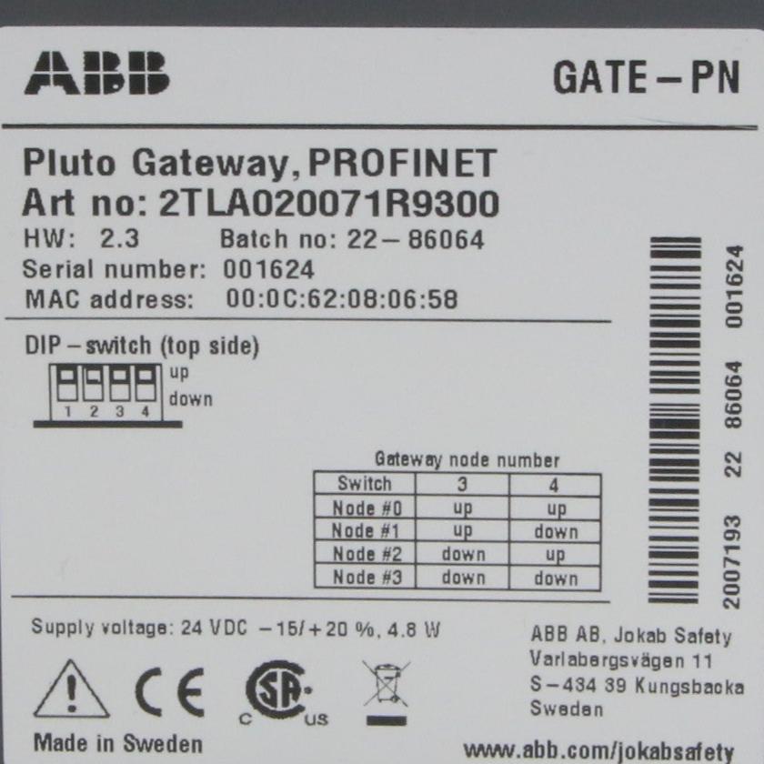 ABB Gate-PN Pluto Gateway Communication Module-Communication Module-Used Industrial Parts