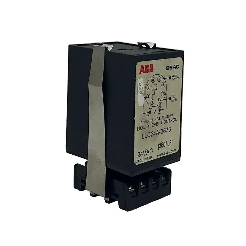 ABB LLC24A-3673 Liquid Level Control Relay - 380LF-Liquid Level Control Relay-01-AB-02-12-06-6152430524565-Used Industrial Parts
