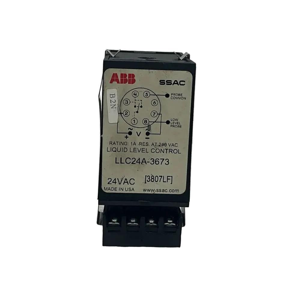 ABB LLC24A-3673 Liquid Level Control Relay - 380LF-Liquid Level Control Relay-Used Industrial Parts
