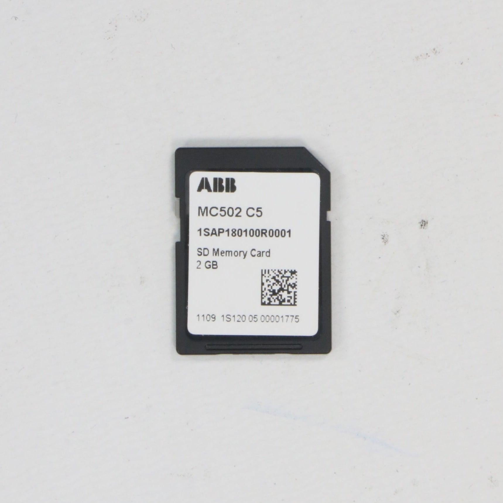 ABB MC502 2GB SD Memory Card-SD Memory Card-Used Industrial Parts