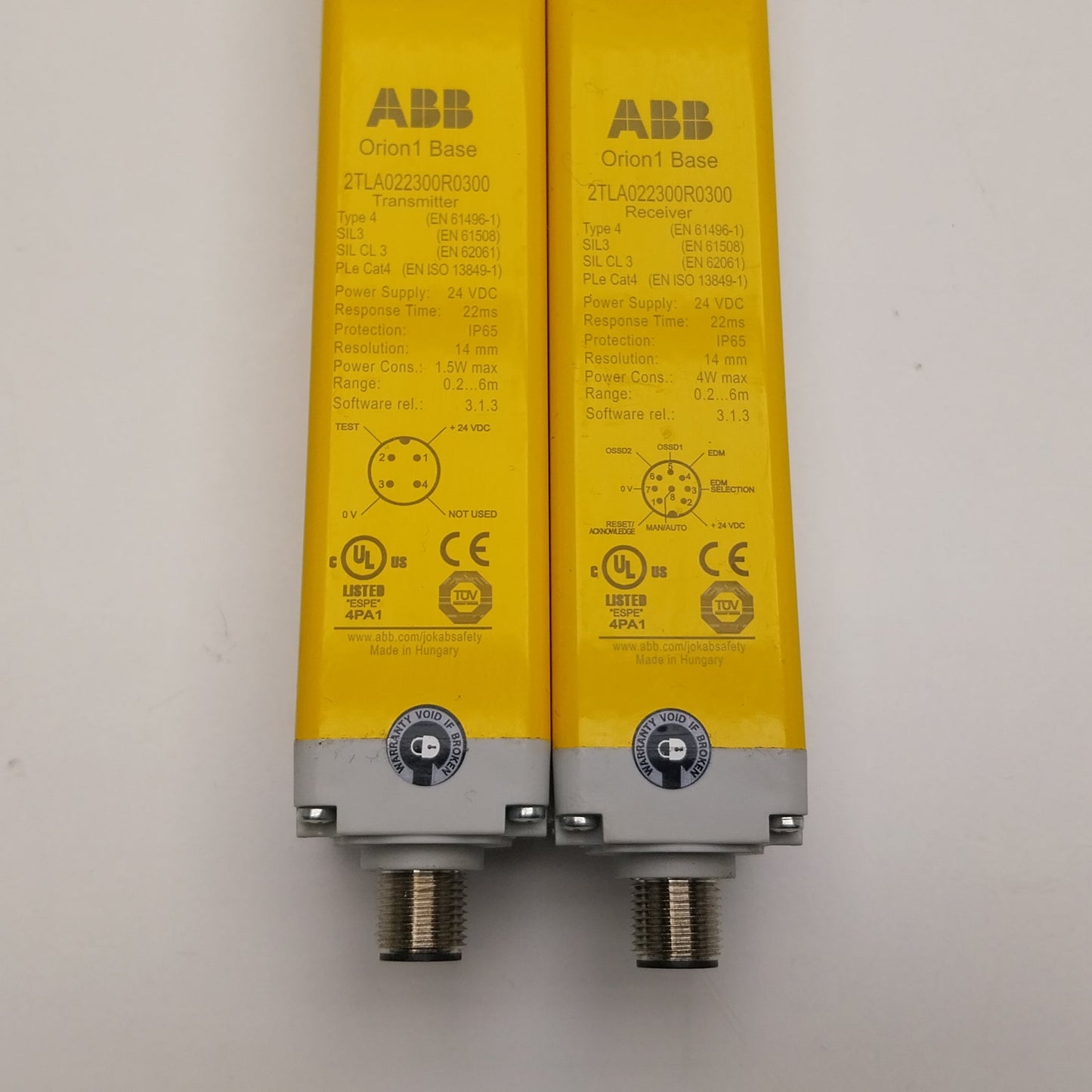 ABB Orion 1 Base Light Safety Curtain Set-Light Safety Curtain Set-Used Industrial Parts