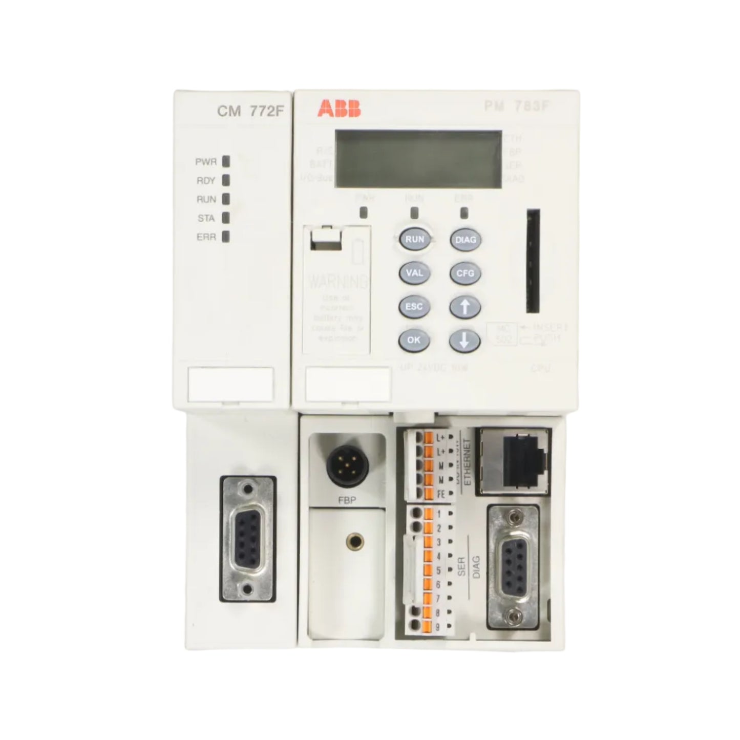 ABB PM 783F CPU Module & CM 772F Master Communication Module-CPU/Communication Module-Used Industrial Parts