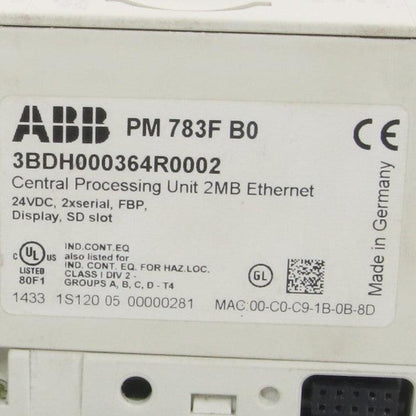 ABB PM 783F CPU Module & CM 772F Master Communication Module-CPU/Communication Module-Used Industrial Parts