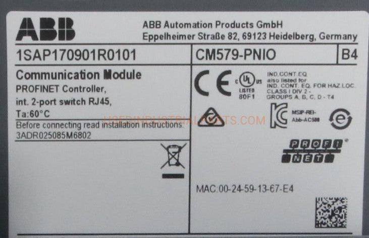 ABB PM5630-2ETH PLC Assembly-Programmable Logic Controller Modules-AE-02-06-04-Used Industrial Parts