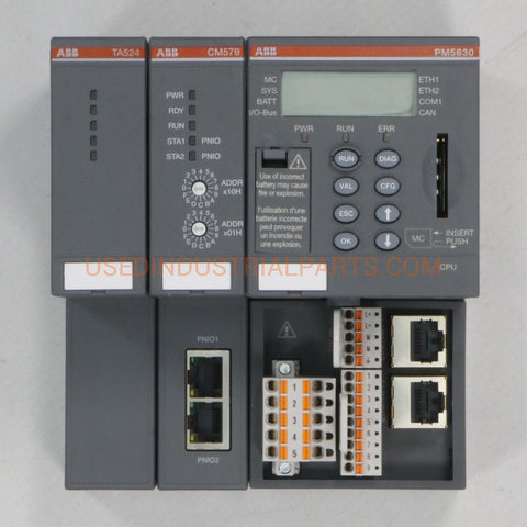 Image of ABB PM5630-2ETH PLC & Communication Module-Programmable Logic Controller Modules-AE-02-06-04-Used Industrial Parts