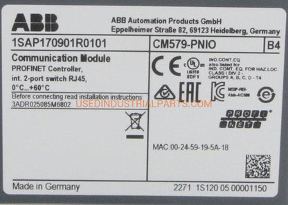 ABB PM5670-2ETH PLC Assembly-Programmable Logic Controller Modules-AE-02-06-03-Used Industrial Parts