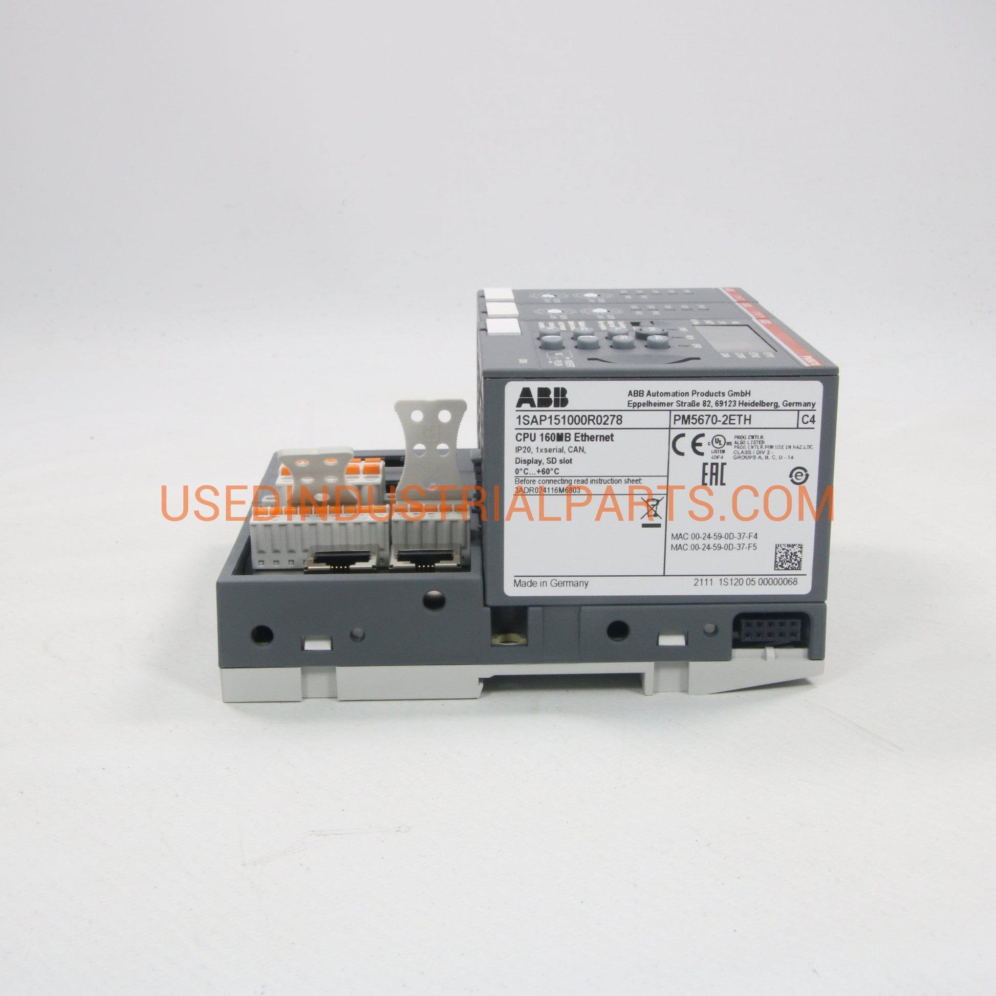 ABB PM5670-2ETH PLC Assembly-Programmable Logic Controller Modules-AE-02-06-03-Used Industrial Parts