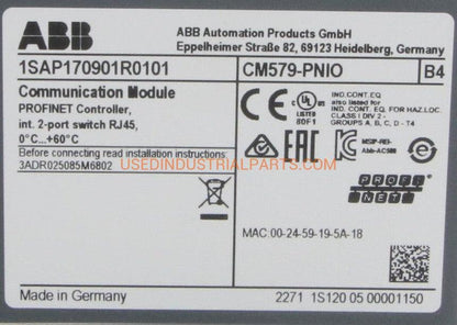 ABB PM5670-2ETH PLC & Communication Modules-Programmable Logic Controller Modules-AE-02-06-03-Used Industrial Parts