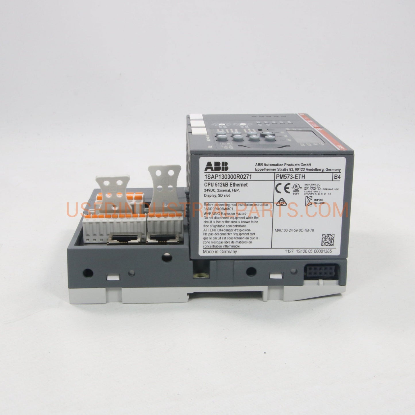 ABB PM573-ETH PLC & Communication Module-Programmable Logic Controller Modules-AE-02-07-01-Used Industrial Parts