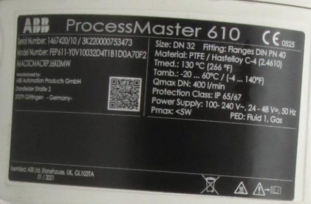 ABB ProcessMaster 610 Electromagnetic Flow Meter-Electromagnetic Flow Meter-Used Industrial Parts