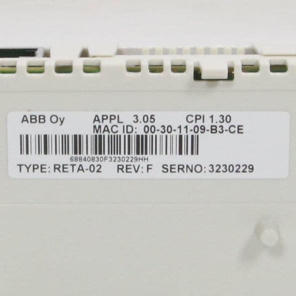 ABB RETA-02 Ethernet Communication Adapter Module-Ethernet Communication Adapter Module-Used Industrial Parts
