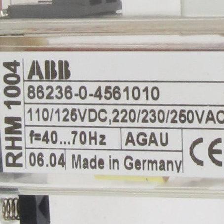 ABB RHM 1004 Electromechanical Relay - 86236-0-4561010-Electromechanical Relay-Used Industrial Parts
