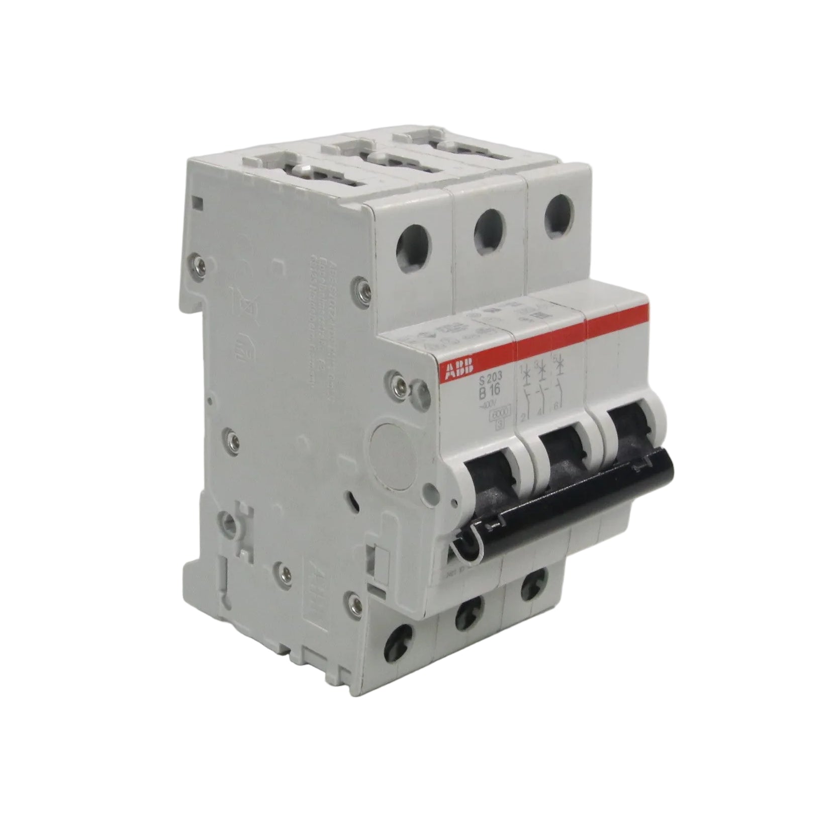 ABB S203 B16 Circuit Breaker-Miniature Circuit Breaker-01-AA-05-06-05-6152429485495-Used Industrial Parts