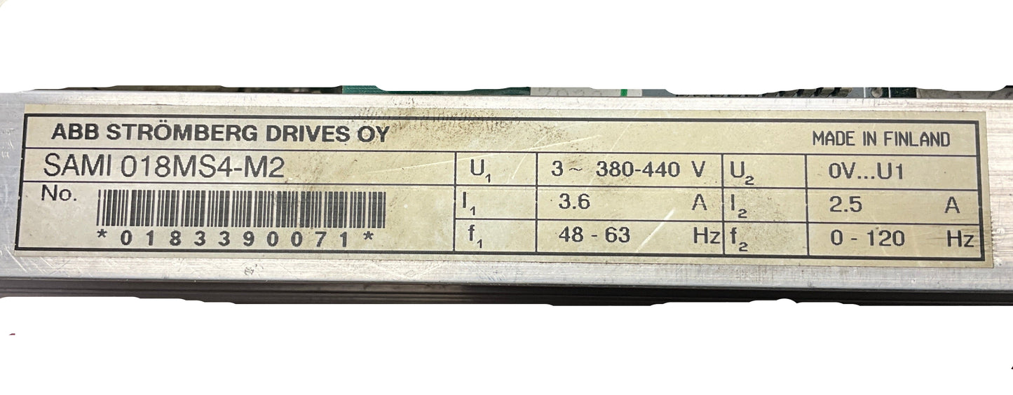 ABB SAMI 018MS4-M2 Variable Frequency Drive-Variable Frequency Drive-Used Industrial Parts