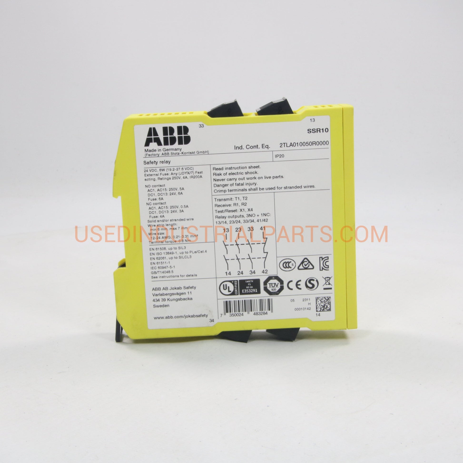 ABB Sentry BSR10 Safety Relay-Safety Relay-AC-06-03-Used Industrial Parts