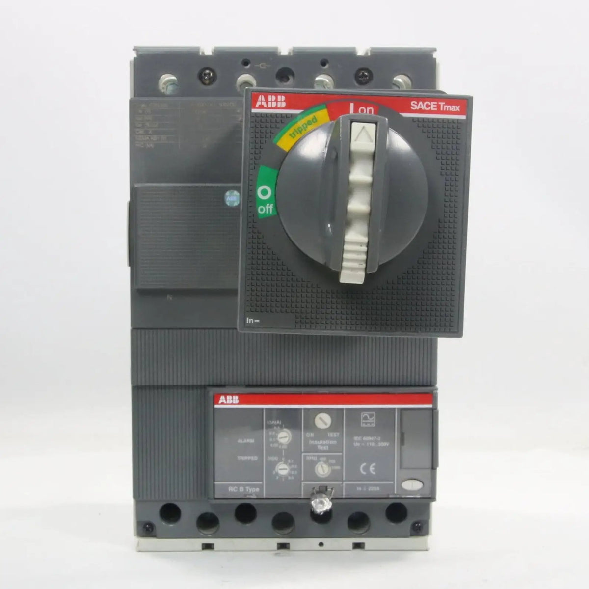 ABB T3N 250 Circuit Breaker with RC223 4p Residual Current Release-Circuit Breaker-CE-03-05-01-6152427937996-Used Industrial Parts