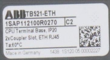 ABB TB-521-ETH CPU Terminal Base-Terminal Base-Used Industrial Parts