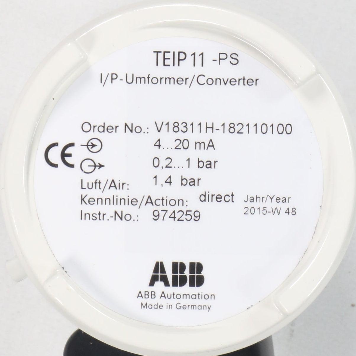ABB TEIP11-PS Signal Converter-Signal Converter-Used Industrial Parts
