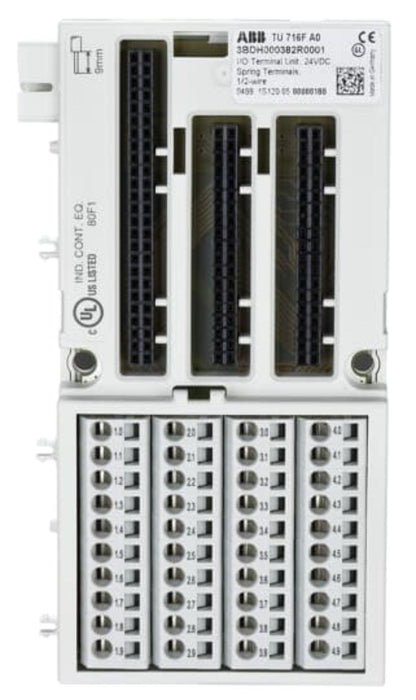 ABB TU 716F I/O Terminal Unit-I/O Terminal Unit-AE-01-07-05-6152428479433-Used Industrial Parts