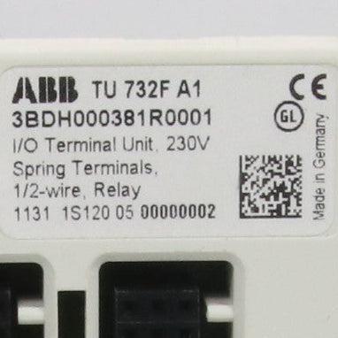 ABB TU 732F A1 I/O Terminal Unit-I/O Terminal Unit-Used Industrial Parts