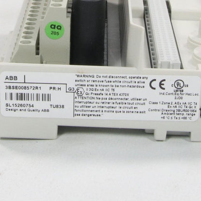 ABB TU838 Extended Module Termination Unit-Extended Module Termination Unit-Used Industrial Parts