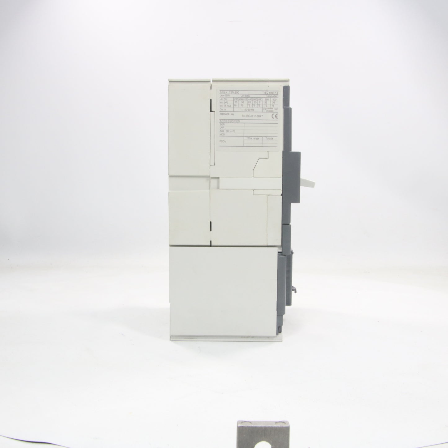 ABB circuit breaker with residual current release-circuit breaker-Used Industrial Parts