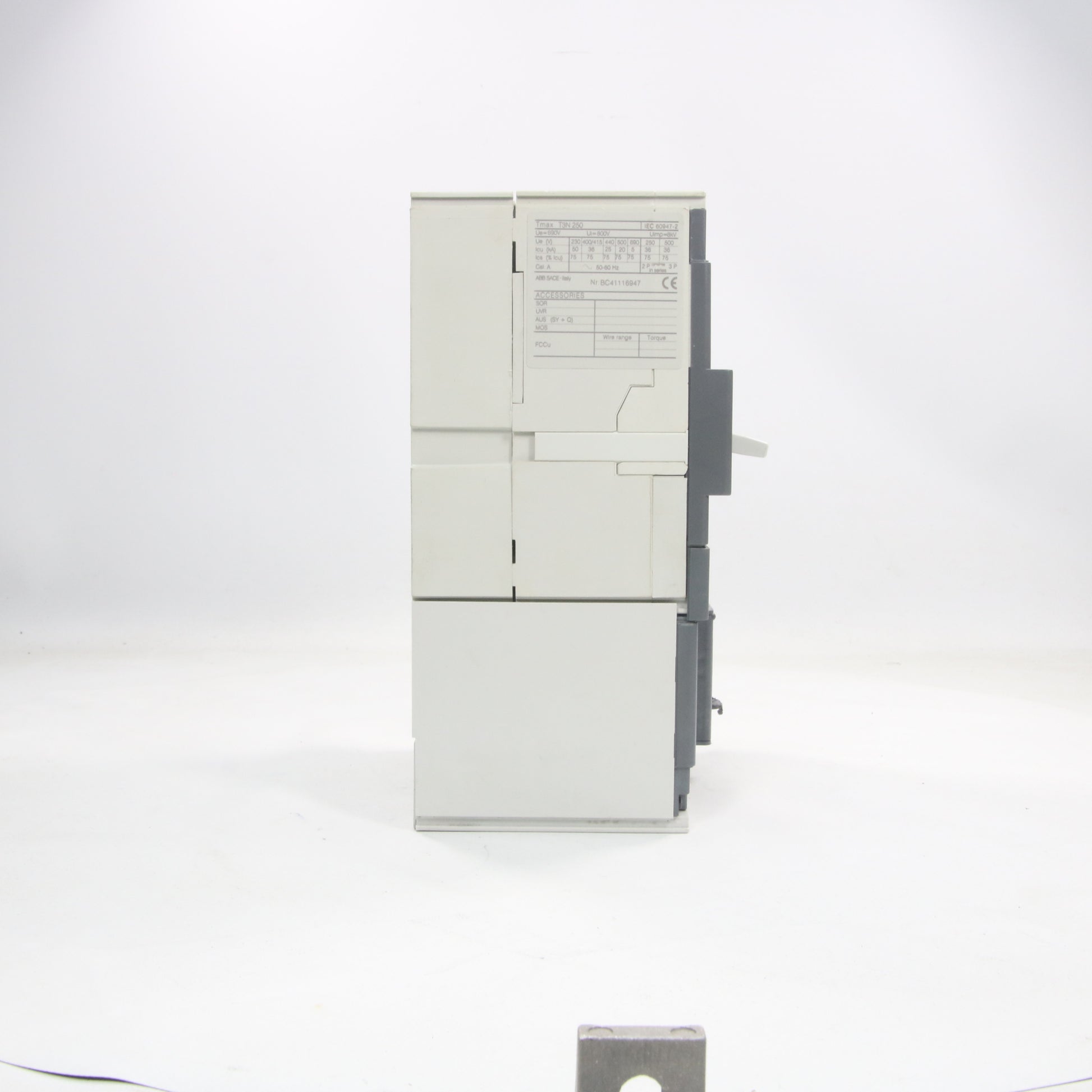 ABB circuit breaker with residual current release-circuit breaker-Used Industrial Parts