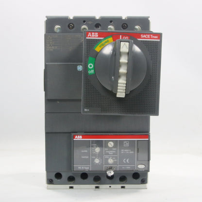 ABB circuit breaker with residual current release-circuit breaker-Used Industrial Parts