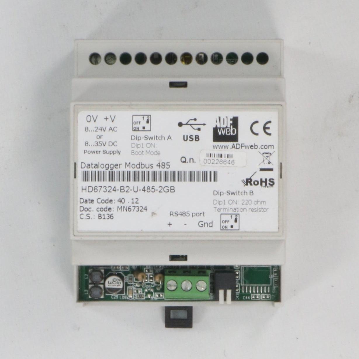 ADFweb Datalogger Modbus 485 Data Recorder-Data Recorder-Used Industrial Parts