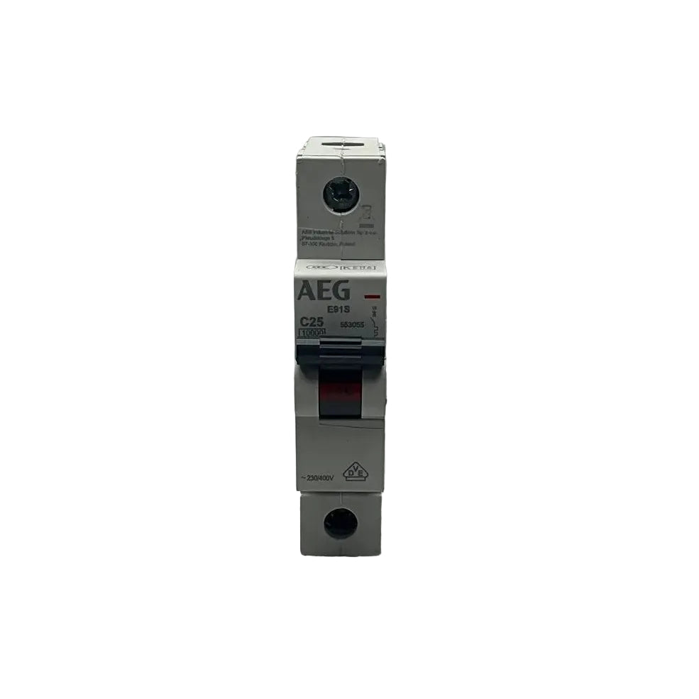 AEG E91S C25 Miniature Circuit Breaker-Miniature Circuit Breaker-Used Industrial Parts