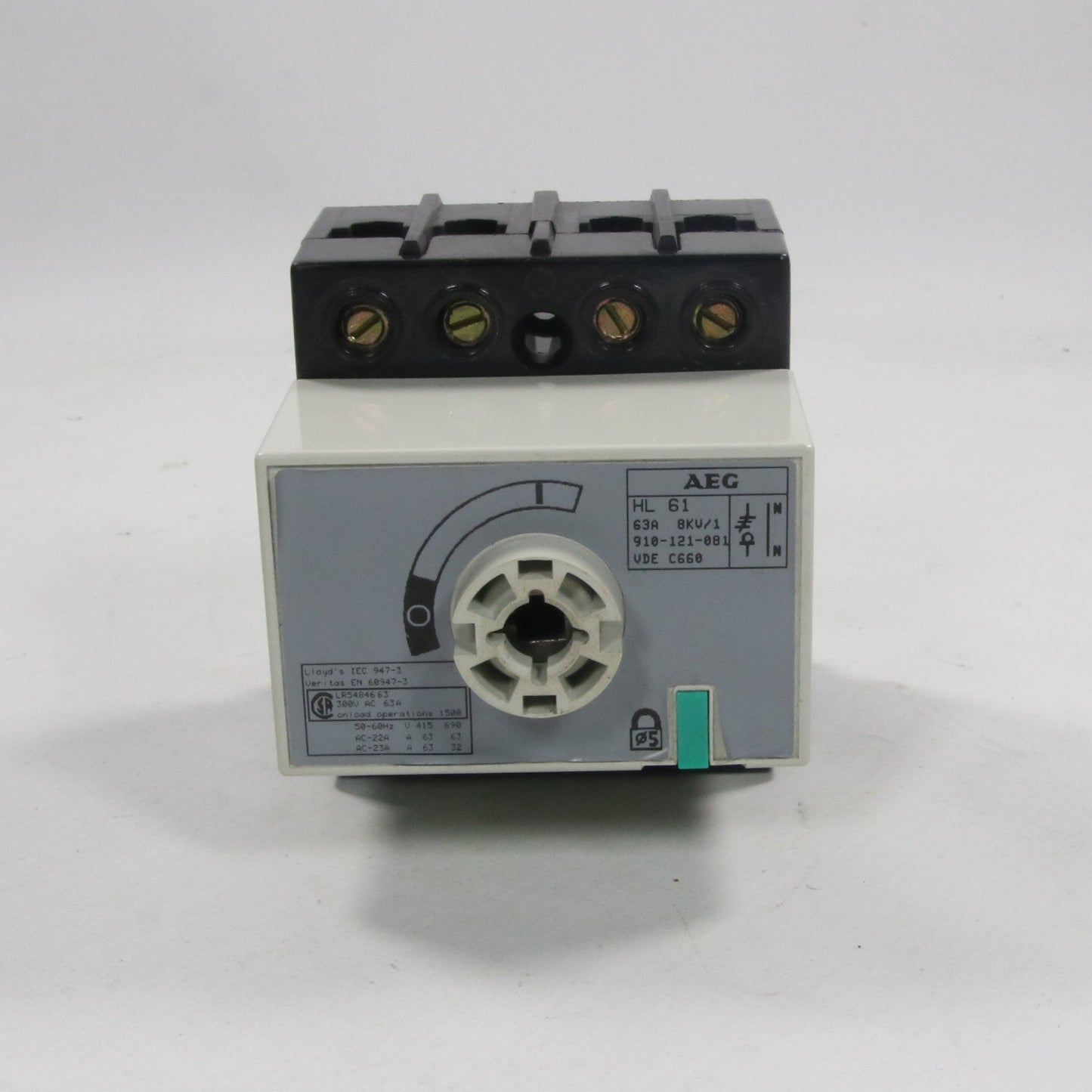 AEG HL 61 Rotary Disconnect Switch - 1314.166-Rotary Disconnect Switch-Used Industrial Parts