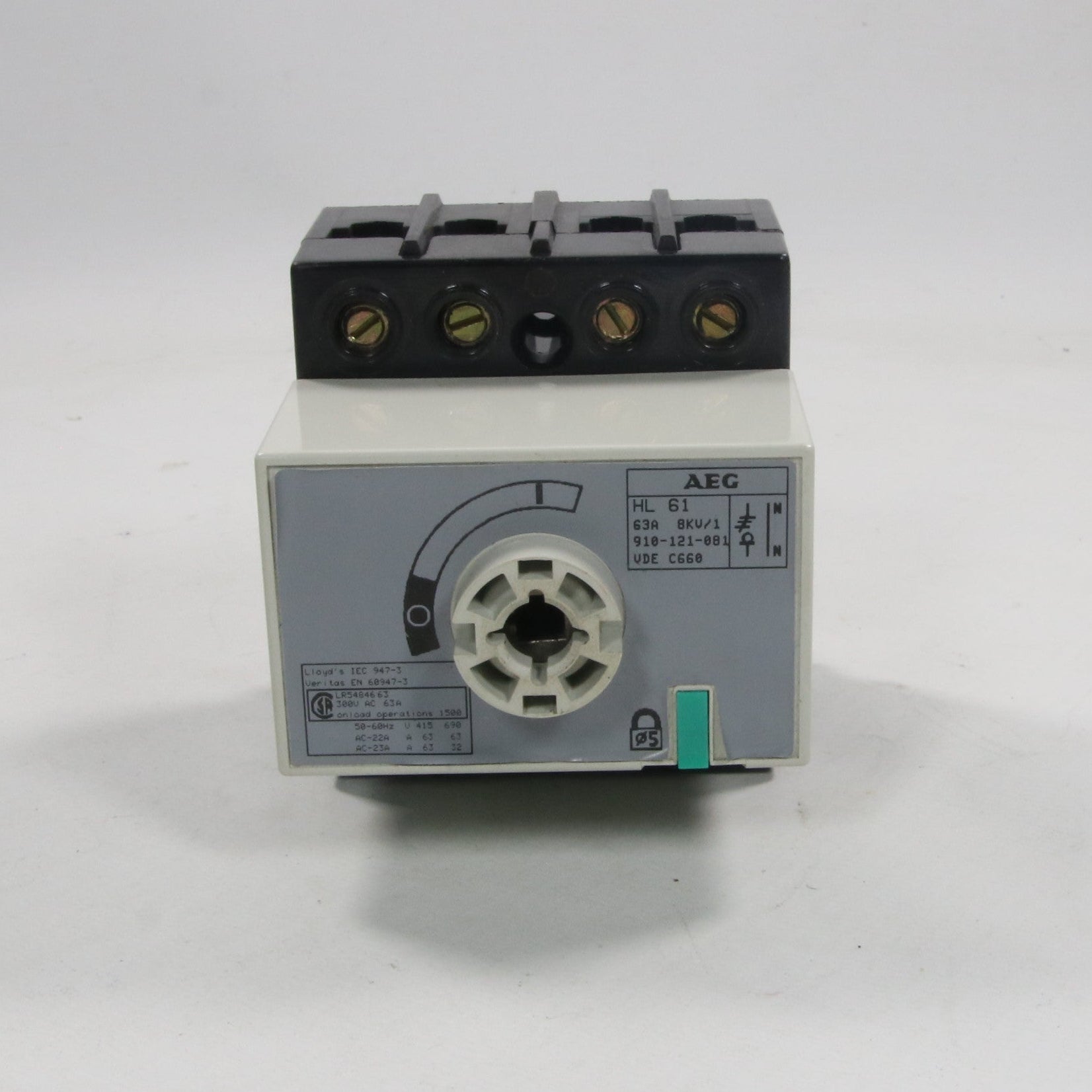 AEG HL 61 Rotary Disconnect Switch - 1314.166-Rotary Disconnect Switch-Used Industrial Parts