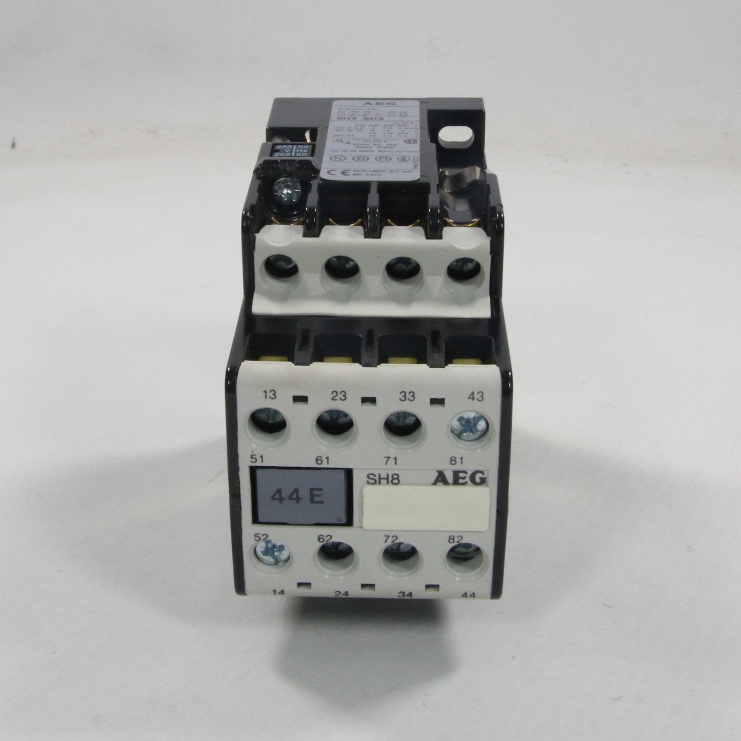 AEG SH8.44E Auxiliary Contactor-Auxiliary Contactor-Used Industrial Parts