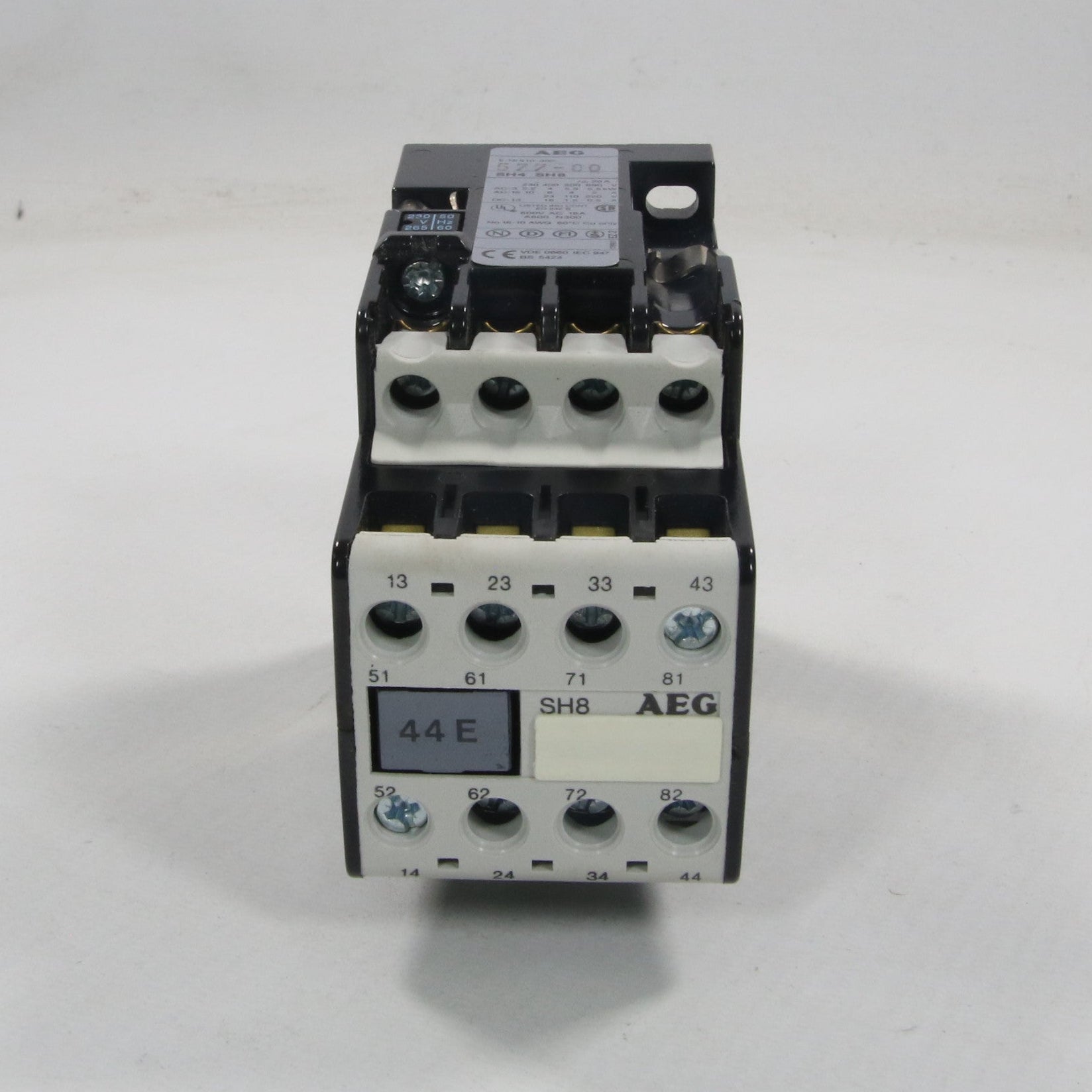 AEG SH8.44E Auxiliary Contactor-Auxiliary Contactor-Used Industrial Parts