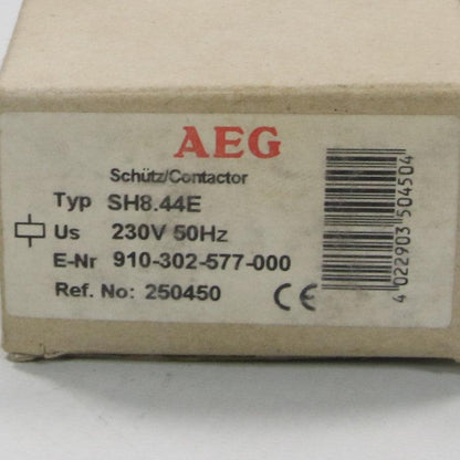AEG SH8.44E Auxiliary Contactor-Auxiliary Contactor-Used Industrial Parts