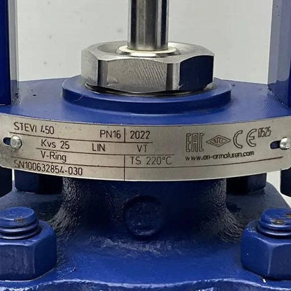 ARI-Armaturen STEVI 450 Control Valve Assembly with ARI-PREMIO Electric Actuator-Control Valve Assembly-Used Industrial Parts