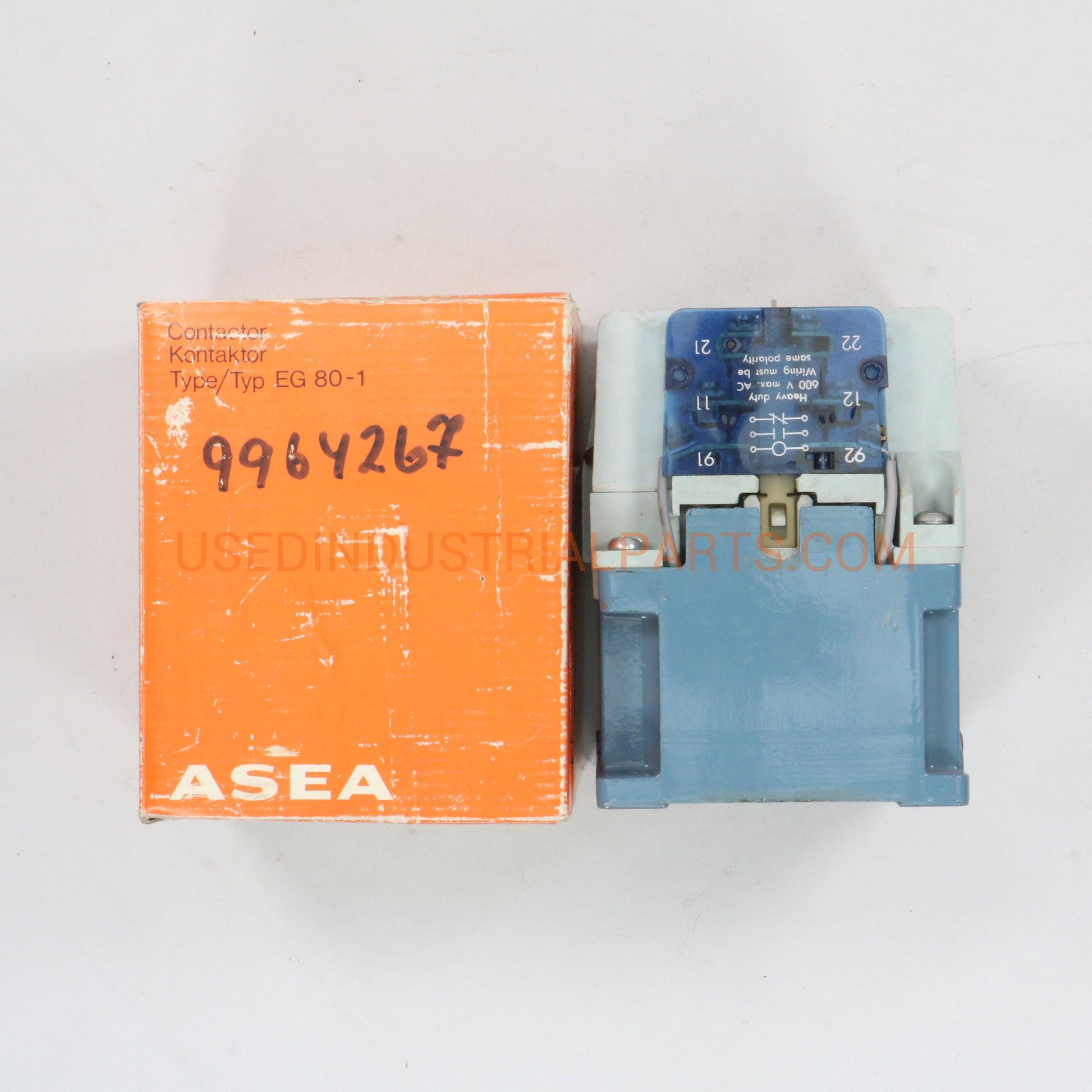 ASEA Contactor EG 80-1-Contactor-AA-05-03-Used Industrial Parts