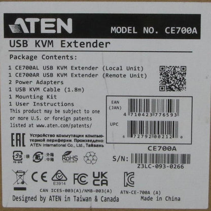 ATEN CE700A USB KVM Extender-USB KVM Extender-Used Industrial Parts