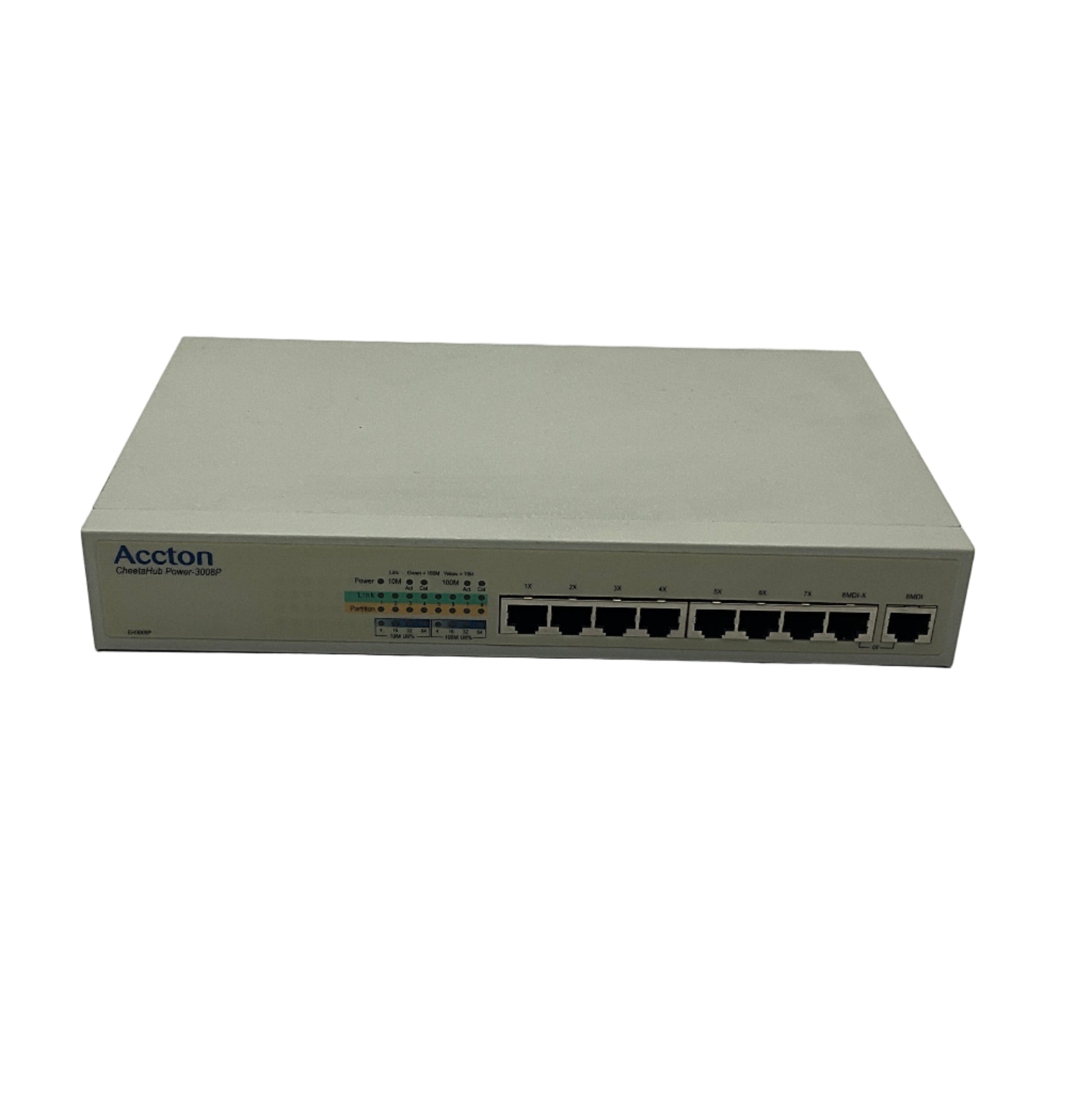 Accton CheetaHub Power EH3008P Fast Ethernet Switch-Fast Ethernet Switch-Used Industrial Parts