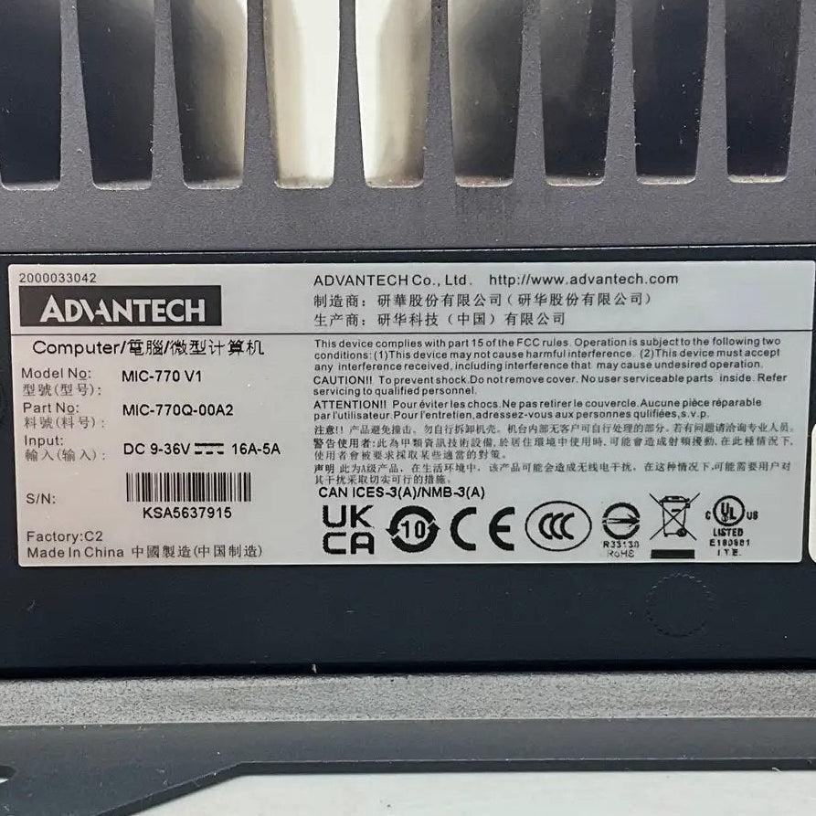 Advantech MIC-770Q Modular Fanless Industrial Computer-Modular Fanless Industrial Computer-Used Industrial Parts